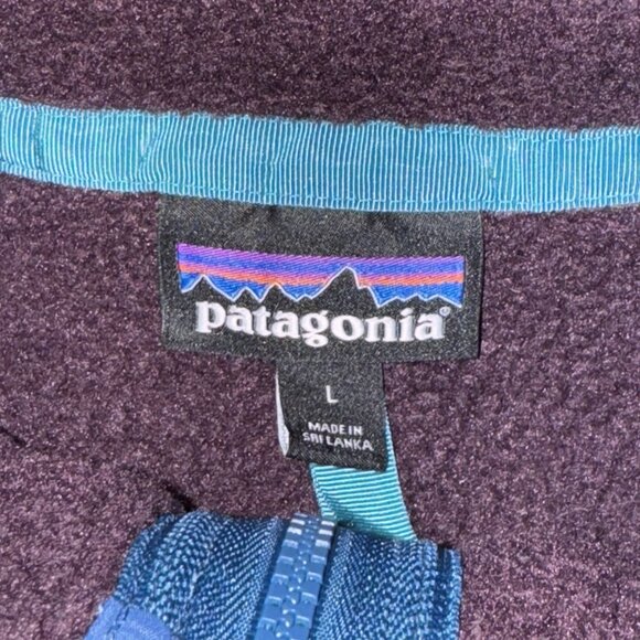 Patagonia Classic Retro-X Fleece Vest Deep Pile Sherpa Purple Men’s Size Large - Picture 3 of 5